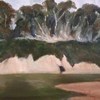 'Goleta Slough II' acrylic on canvas, 11 x 14