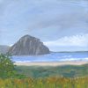 'The Rock at Morro Bay' acrylic on canvas 11 x 14