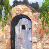 Blue Gate, oil on canvas (In Private Collection)